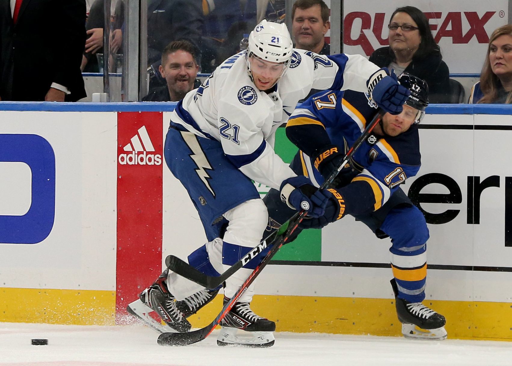 Blues host Lightning